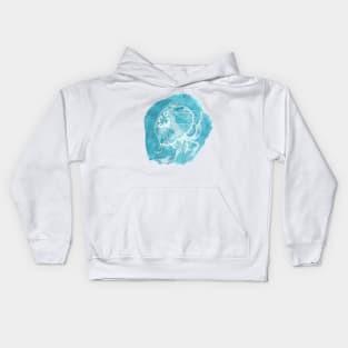 Water Color Jellyfish Kids Hoodie